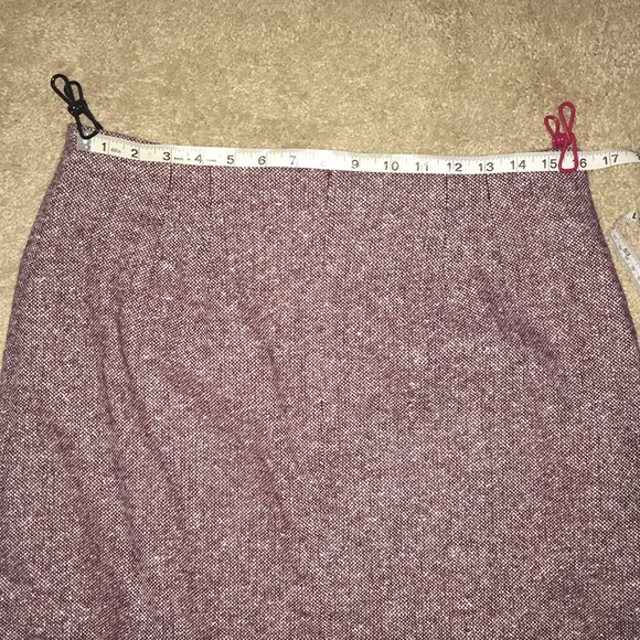 Plus Size Vintage Skirt (Burgundy) - Picture 7 of 8